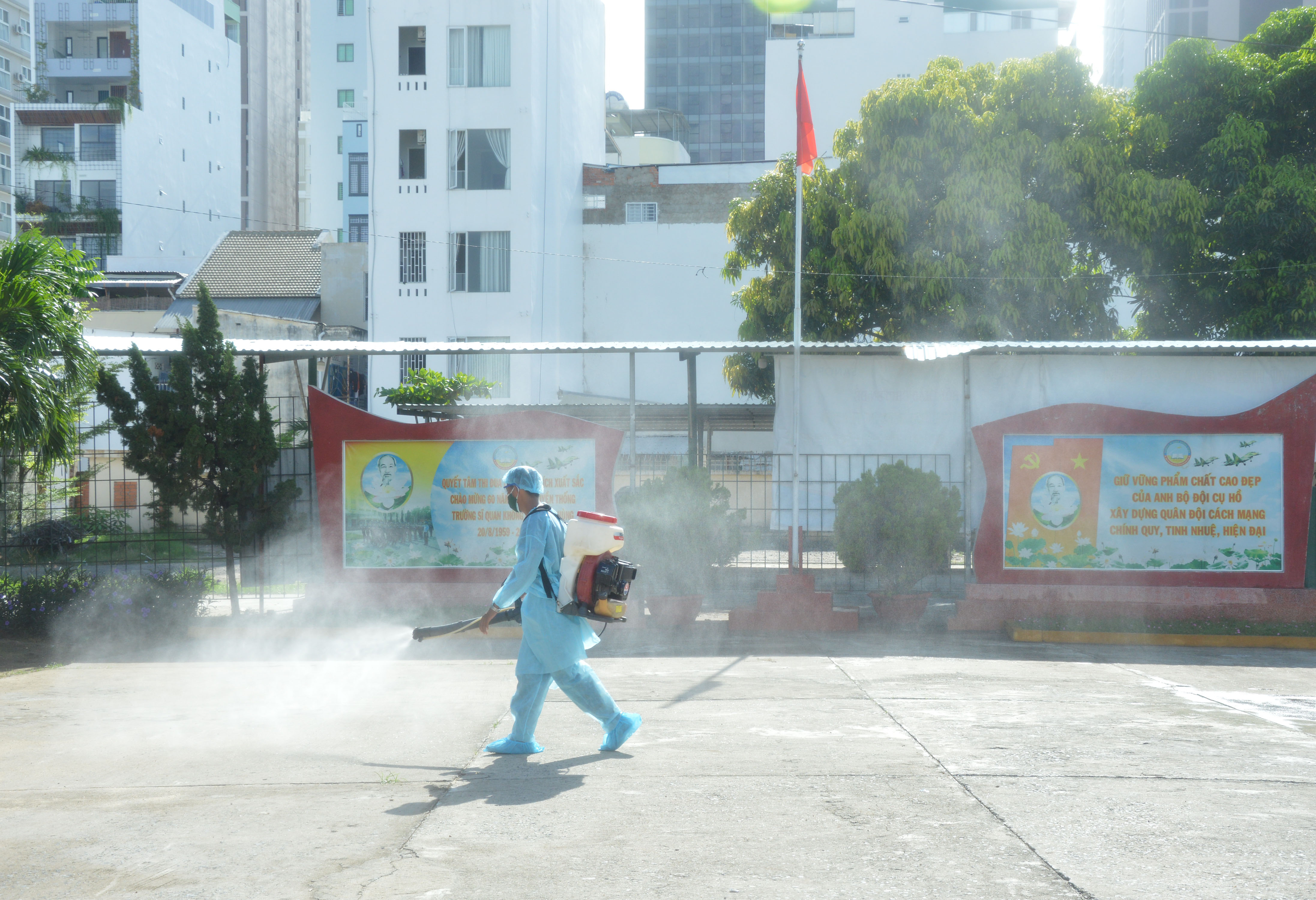 Trường Sĩ quan Không quân: Tăng cường các biện pháp phòng, chống dịch Covid-19